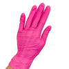 Перчатки нитриловые MEDIPLUS PinkyPlus PINK ярко-розовые неопудренные, размер XS, 100 шт - фото №2