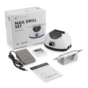 Фрезер для маникюра Bucos Nail Drill X4 PRO WHITE PEARL 65 Ватт, 35 000 об./мин. (УЦЕНКА) - фото №6