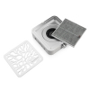Вытяжка MUSSON X3 SILVER с угольным НЕРА-фильтром 72W для маникюра и педикюра - фото №2