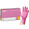 Рукавички нітрилові easyCARE nitrile PINK рожеві неопудрені, розмір S, 100 шт - фото №2