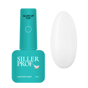 Топ прозорий Top Siller Glow UP, 8 мл Топ прозорий Top Siller Glow UP, 8 мл