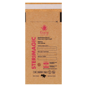 Крафт-пакеты для стерилизации Enjoy Professional SteriMagiс ППСП-К 190x300 мм, 100 шт Крафт-пакеты для стерилизации Enjoy Professional SteriMagiс ППСП-К 190x300 мм, 100 шт