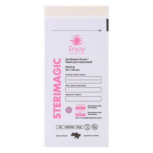 Крафт-пакеты для стерилизации Enjoy Professional SteriMagiс ППСП-Б 60x100 мм, 100 шт