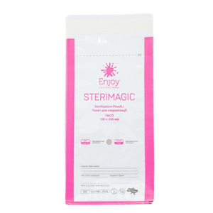 Крафт-пакеты для стерилизации Enjoy Professional SteriMagiс ПКСП 100х200 мм, 100 шт Крафт-пакеты для стерилизации Enjoy Professional SteriMagiс ПКСП 100х200 мм, 100 шт
