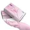 Перчатки нитриловые MediOk ROSE SAPPHIRE розовые неопудренные, размер XS, 100 шт - фото №2