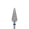 Фреза алмазно-платинова KWARK, конус «груша», синя, 5 мм (PL501240MD)