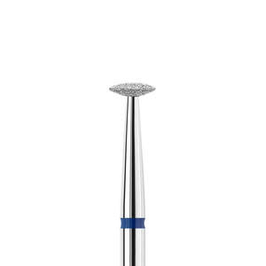 Фреза алмазно-платинова KWARK, диск «лінза», синя, 4 мм (PL401070MD)