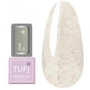 Гель-лак TUFI profi SHINE №02 Диана, 8 мл