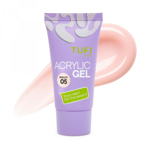 Акригель для наращивания ногтей TUFI profi №05 Biscuit, 30 г Акригель для наращивания ногтей TUFI profi №05 Biscuit, 30 г