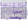 Гелевые типсы TUFI profi Half Cover Soft Gel Tips Балерина Прозрачные, 240 шт - фото №4