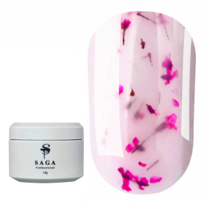 Гель SAGA professional Liquid Floral Gel №01, 15мл