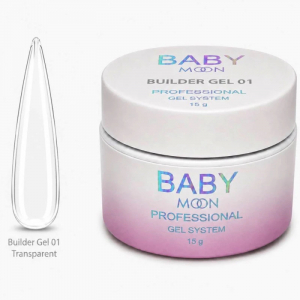 Моделюючий гель BABY MOON Builder Gel №01, 15 мл Моделюючий гель BABY MOON Builder Gel №01, 15 мл