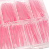 Верхние формы пластиковые с разметкой, для френча, 15 размеров, 150 шт, розовые - фото №3