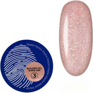 Гель для наращивания Touch Builder Gel Shine Mix №03, 15 мл