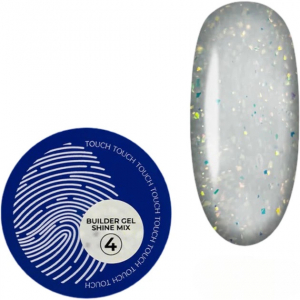 Гель для наращивания Touch Builder Gel Shine Mix №04, 15 мл