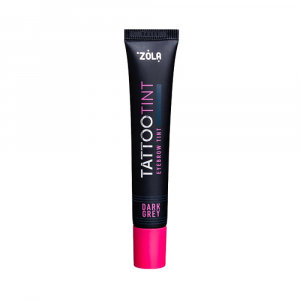 Фарба для брів і вій ZOLA Tattoo Tint Dark Grey, 15 мл Фарба для брів і вій ZOLA Tattoo Tint Dark Grey, 15 мл