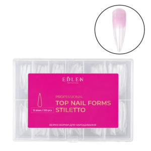 Верхние формы Edlen Professional Top nail Forms stiletto, 120 шт