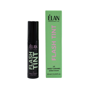 Система прямого окрашивания бровей Elan «FLASH TINT» 15 Sweet Caramel, 10 мл
