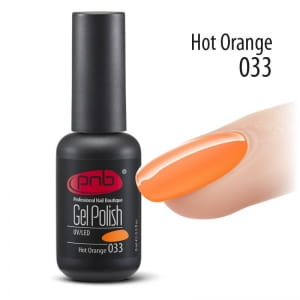 Гель-лак PNB 033 Hot Orange