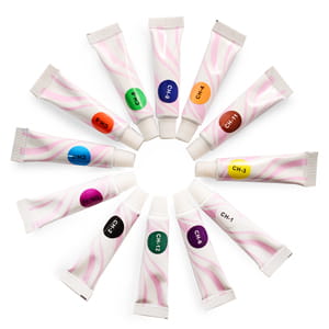 Набор гелевых красок YRE для дизайна ногтей NKG-01