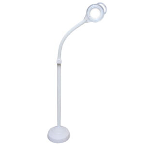 Лампа-лупа з LED підсвічуванням підлогова (гнучка)