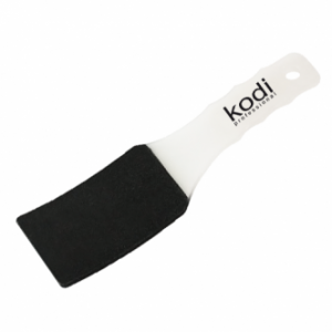 Пилка для педикюру Kodi (пластикова біла ручка) 100/180
