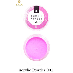 Акрилова пудра FOX Acrylic Powder №001