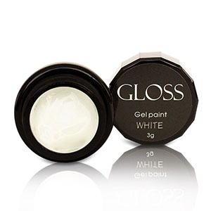 Гель-краска Gloss White 3г