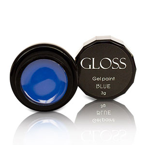 Гель-краска Gloss Blue 3г