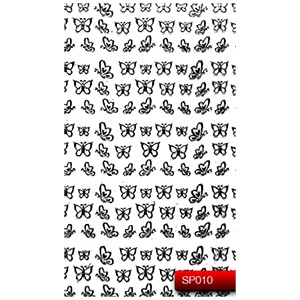 Наклейки для нігтів Kodi Nail Art Stickers SP 010 Black