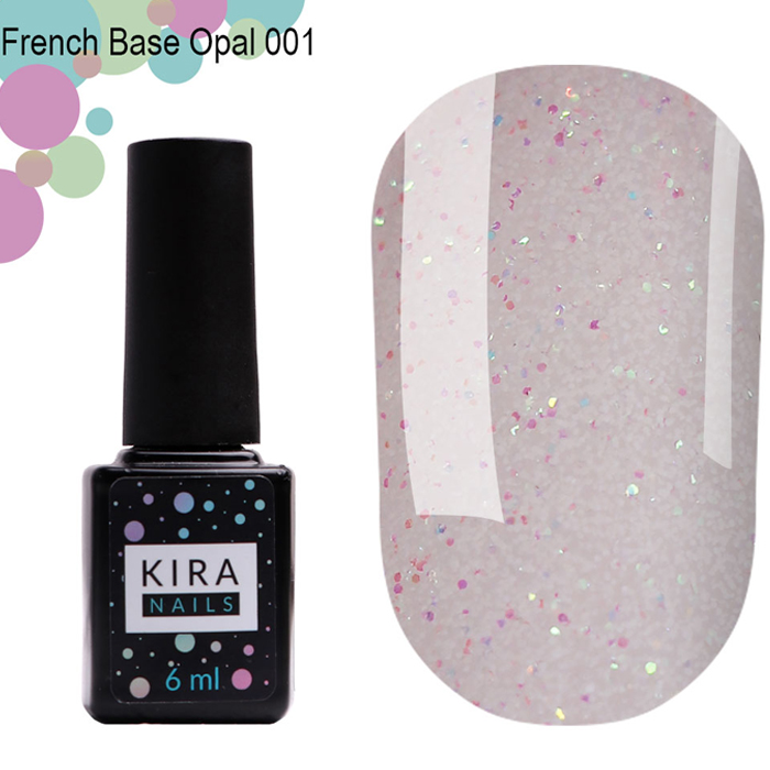 Kira Nails French Base Opal №001, 6 мл