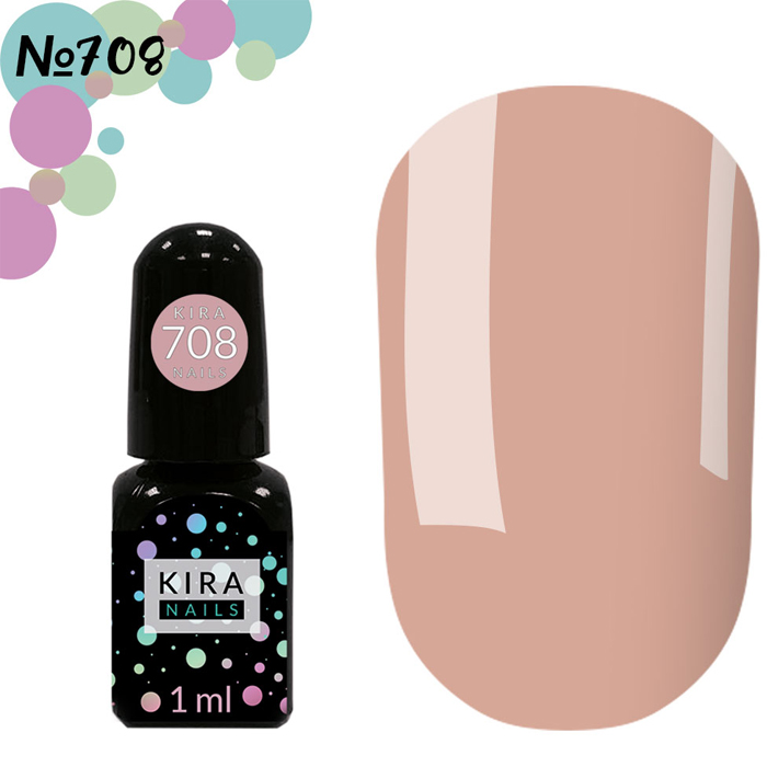 Гель-лак Kira Nails Mini №708, 1 мл