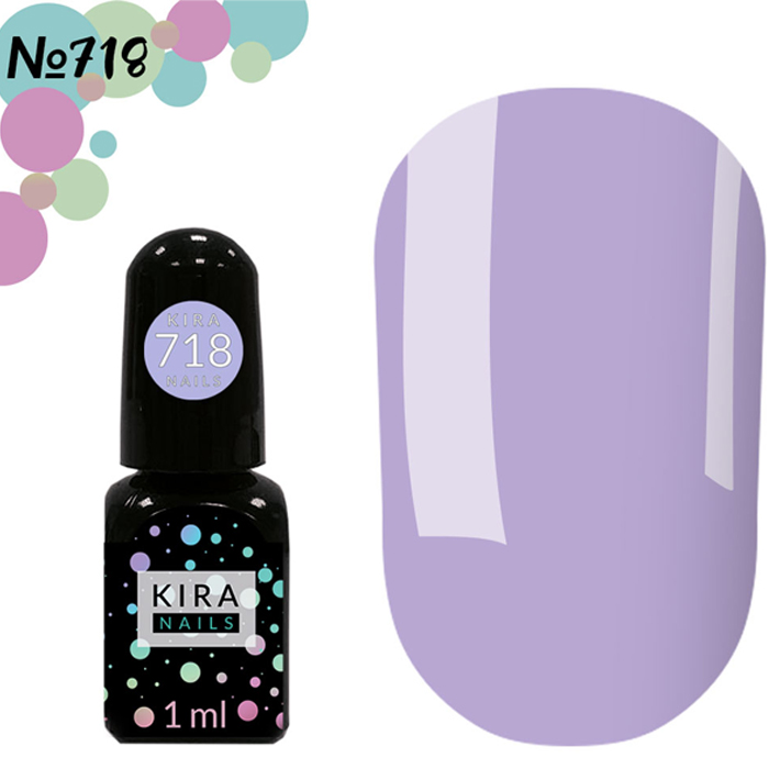 Гель-лак Kira Nails Mini №718, 1 мл