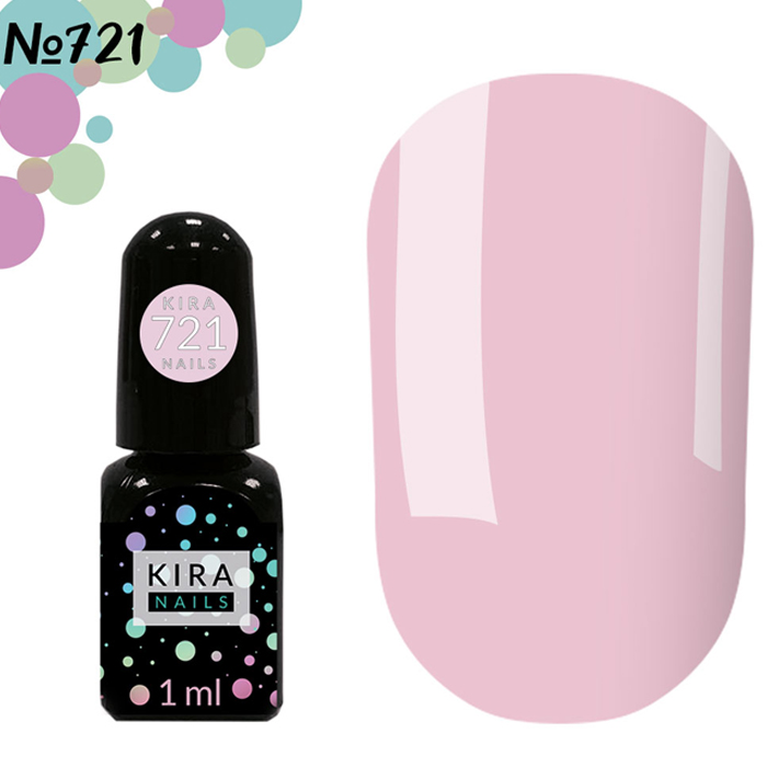 Гель-лак Kira Nails Mini №721, 1 мл