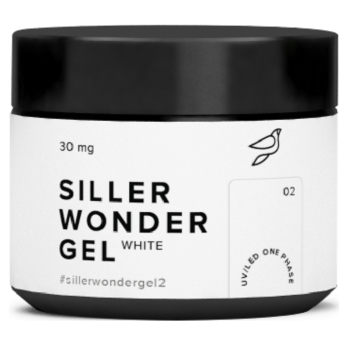 Гель камуфлирующий Siller Wonder Gel WHITE №2, 30 мг