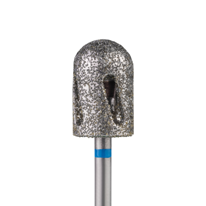 Насадка алмазная Nail Drill Twister для педикюра - 12013 диаметр 7 мм, синяя