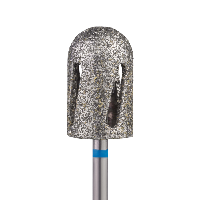 Насадка алмазная Nail Drill Twister для педикюра - 12014 диаметр 10 мм, синяя