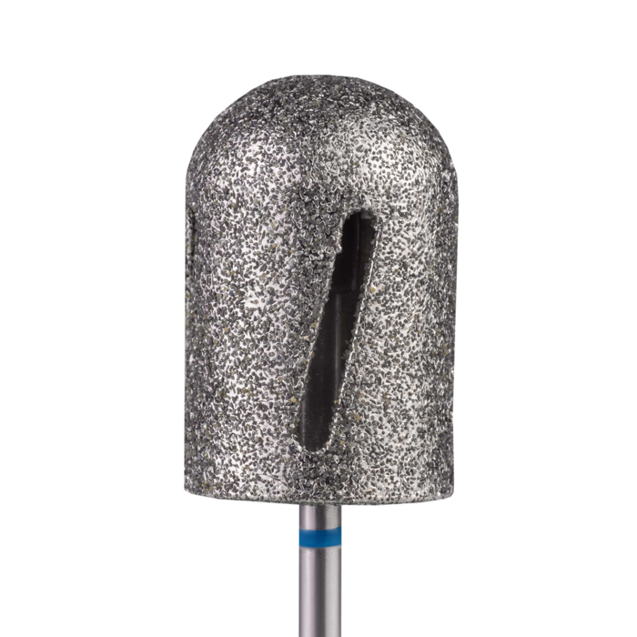 Насадка алмазная Nail Drill Twister для педикюра - 12016 диаметр 16 мм, синяя