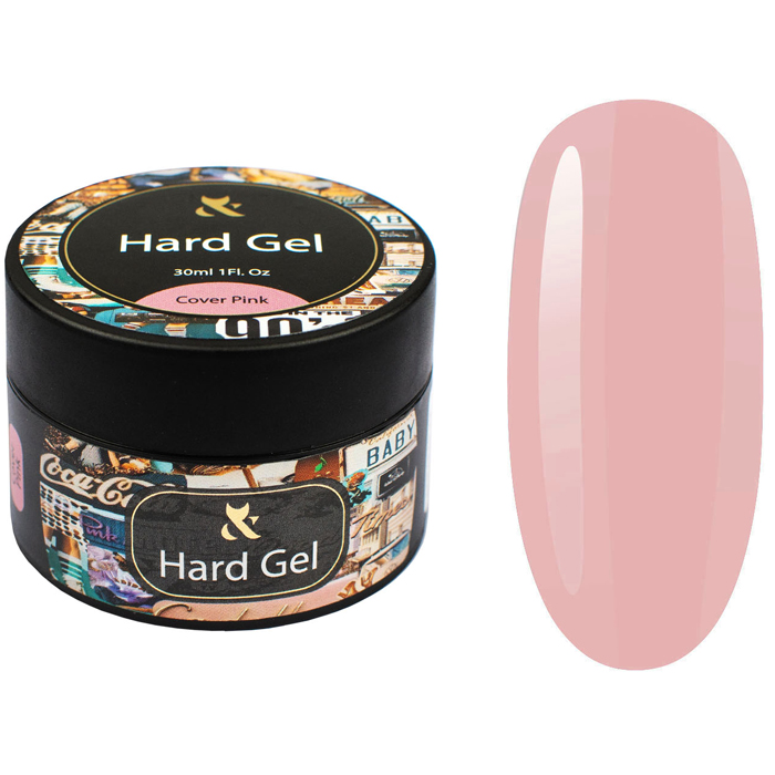 Гель моделирующий F.O.X Hard gel Cover Pink, 30 мл