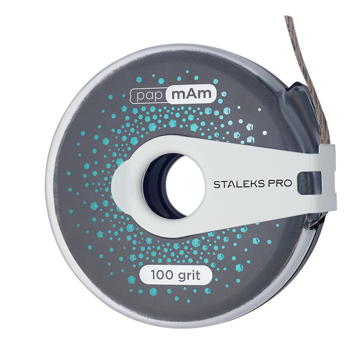 ATClux-100 Змінний файл-стрічка PAPMAM з кліпсою Staleks Pro Exclusive 100 грит
