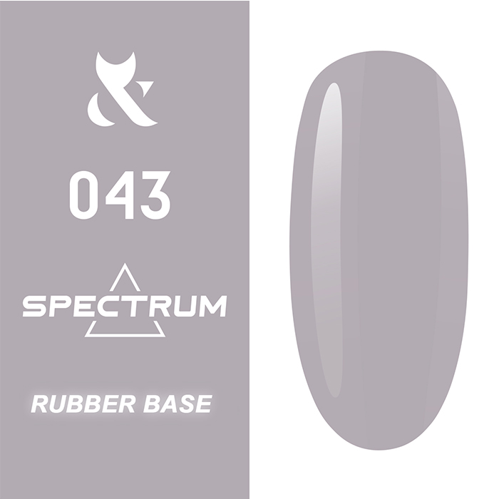 Гель-лак FOX Spectrum Rubber Base 043, 14 мл