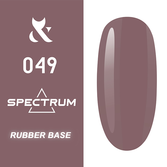 Гель-лак F.O.X Spectrum Rubber Base 049, 14 мл