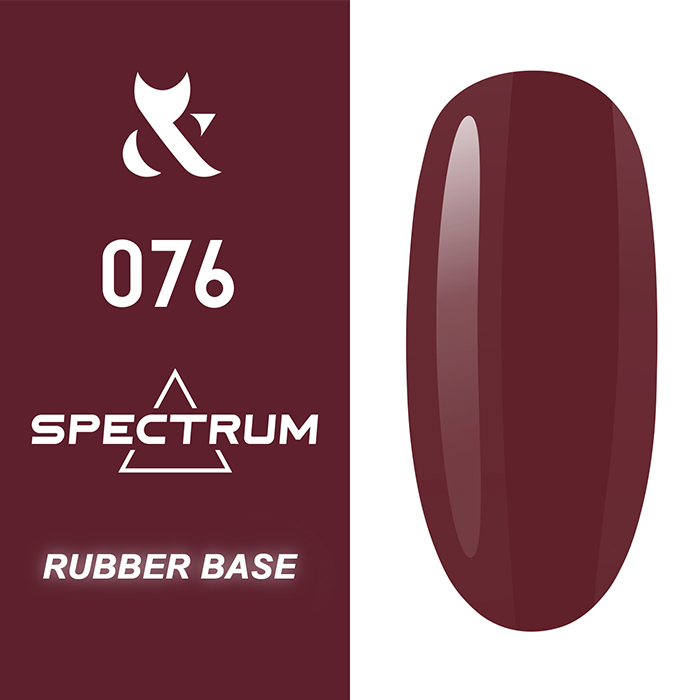 Гель-лак FOX Spectrum Rubber Base 076, 14 мл