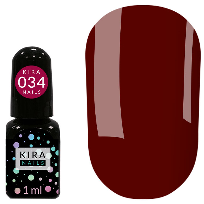 Гель-лак Kira Nails Mini №034, 1 мл