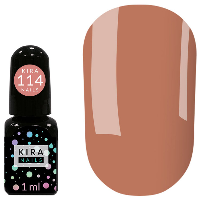 Гель-лак Kira Nails Mini №114, 1 мл