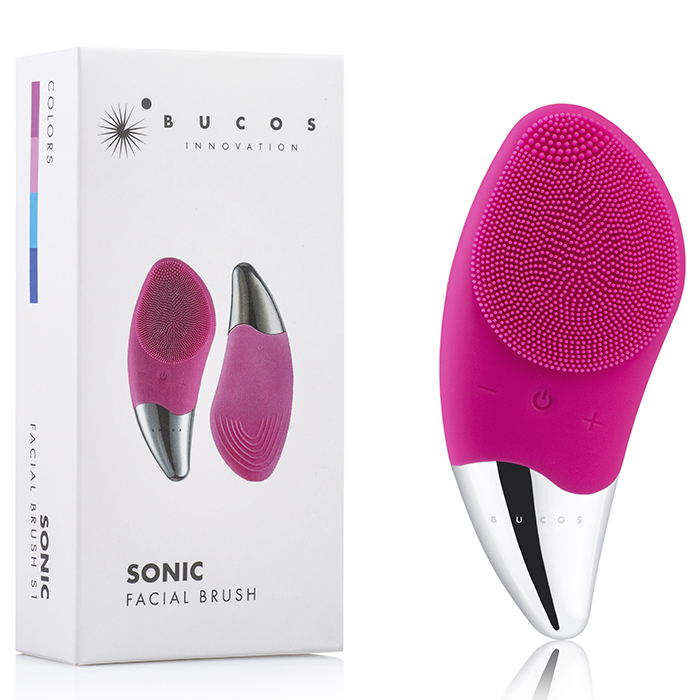 Очищаюча щітка BUCOS Sonic Facial Brush S1, рожева