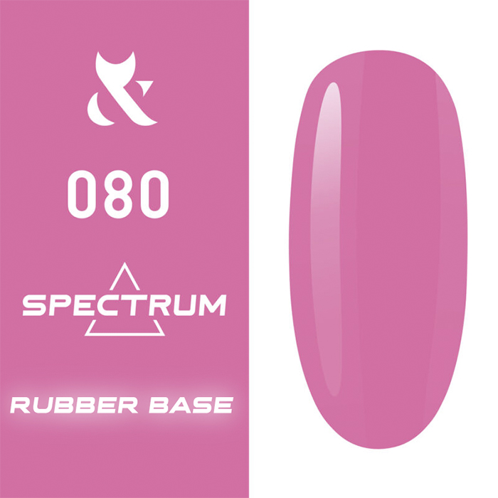 Гель-лак FOX Spectrum Rubber Base 080, 14 мл