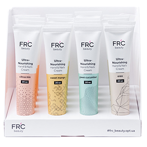 Крем для рук и ногтей FRC Beauty Mix (4 запаха) 20 шт, 20 мл