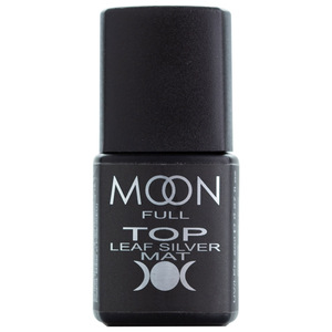 Гель-лак Moon Full Top Leaf Silver Matt 8 мл