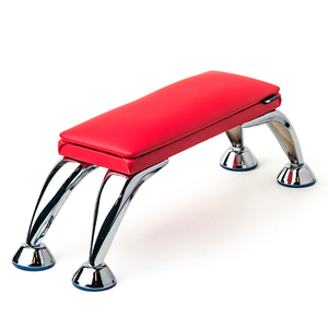 Подлокотник для маникюра ECO STAND MINI Красный на металлических ножках